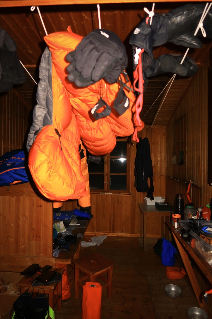 Drying Equipment inside the Emergency Hut